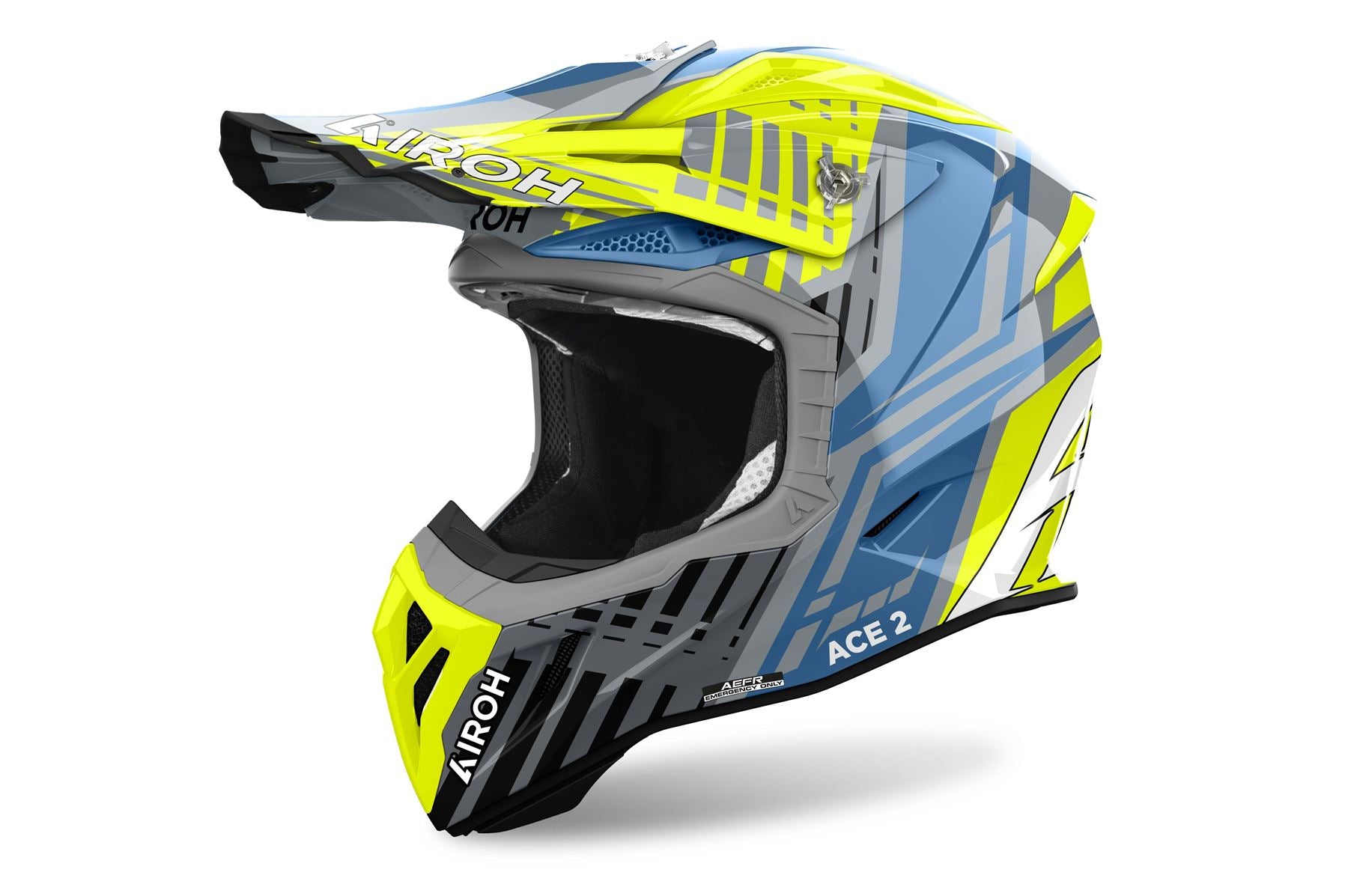 Airoh Helmet 2024 Aviator Ace 2 Proud Yellow Gloss Composite Carbon